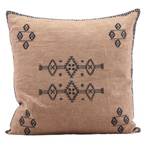 Inka Cushion - / Linen - 50 x 50 cm by House Doctor Pink