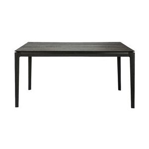 Bok Rectangular table - / Solid oak 160 x 80 cm - 6 people by Ethnicraft Black