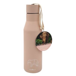 Eléphant de Sumatra Insulated bottle - / 0.5 L - Protecting endangered species by Cookut Pink