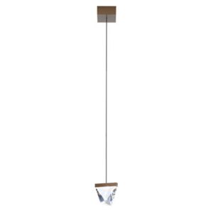Tripla LED Pendant - Crystal by Fabbian Transparent