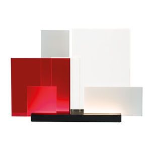 On lines LED Table lamp - / Adjustable by Nemo Red/Transparent