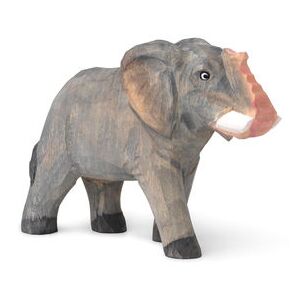 Animal Figurine - Elephant - Hand-carved wood by Ferm Living Multicoloured