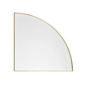 Unity Wall mirror - / Quarter-circle - L 25 cm by AYTM Gold/Metal
