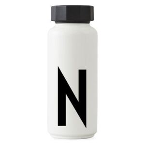 A-Z Insulated bottle - / 500 ml - Letter N by Design Letters White