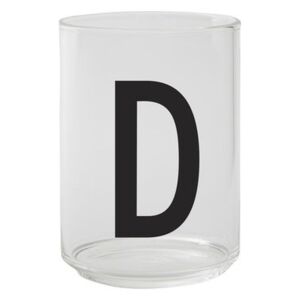 A-Z Glass - / Borosilicate glass - Letter D by Design Letters Transparent
