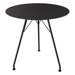 Circum Round table - / Aluminium - Ø 74 cm by Houe Black