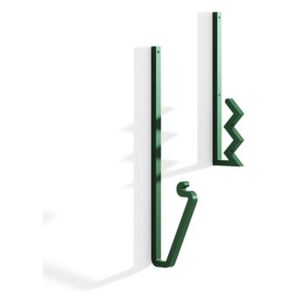 Zag Hook - / Set of 2 - Steel by La Chance Green