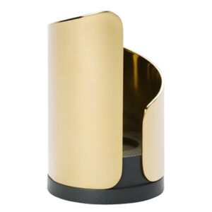 Flame Candle stick by Northern Gold/Metal