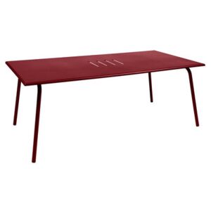 Monceau Rectangular table - / 194 x 94 cm - 8 people by Fermob Red