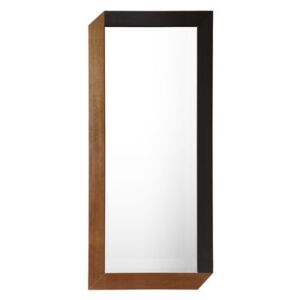 Tusa Wall mirror - 90 cm x 40 cm by Internoitaliano Natural wood
