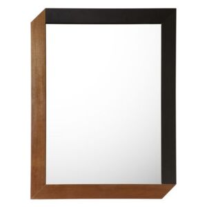 Tusa Wall mirror - 83 cm x 63 cm by Internoitaliano Natural wood