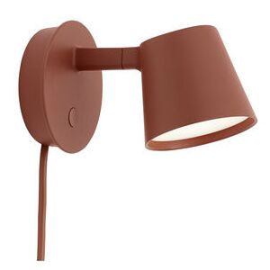 Tip LED Wall light with plug - / Adjustable - Dimmer by Muuto Brown