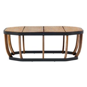 Swing XL Coffee table - / 110 x 57 cm by Ethimo Natural wood