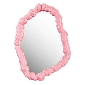 Purfect Wall mirror - / Polyresin - 43 x 31 cm by & klevering Pink