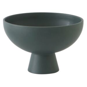 Strøm Large Bowl - / Ø 22 cm - Handmade ceramic by raawii Green