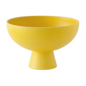 Strøm Medium Bowl - / Ø 19 cm - Handmade ceramic by raawii Yellow