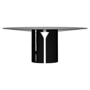 NVL Round table - / Ø 150 cm - By Jean Nouvel by MDF Italia Black