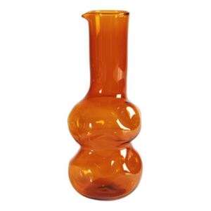 Clay Carafe - / Ø 9.5 x H 23 cm / 0.8 L by & klevering Orange/Brown
