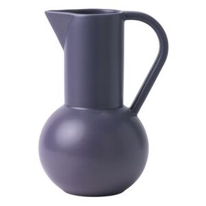 Strøm Medium Carafe - / H 24 cm - Handmade ceramic by raawii Purple