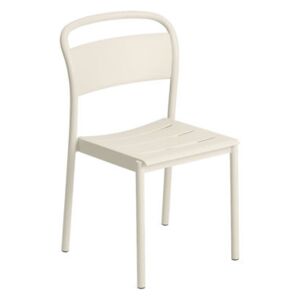 Linear Stacking chair - / Steel by Muuto White