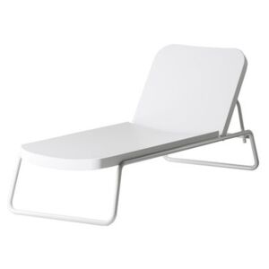 Time out Sun lounger - Reclining by Serralunga White