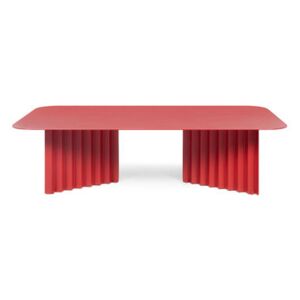 Plec Large Coffee table - / Steel - 115 x 60 x H 30 cm by RS BARCELONA Red