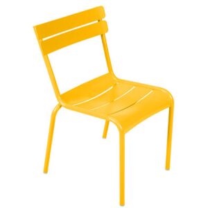 Luxembourg Stacking chair - Metal by Fermob Yellow