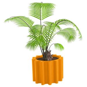 Gear Flowerpot - Pot by Slide Orange