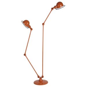 Loft Small reading lamp - Double - 2 arms / H max 160 cm and 120 cm by Jieldé Orange