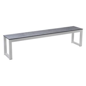 Perspective Bench - L 187 cm / Concrete effect by Vlaemynck Grey