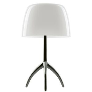 Lumière Piccola Table lamp - / H 35 cm by Foscarini White/Black