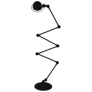 Loft Zigzag Floor lamp - 6 arms - H max 240 cm by Jieldé Black