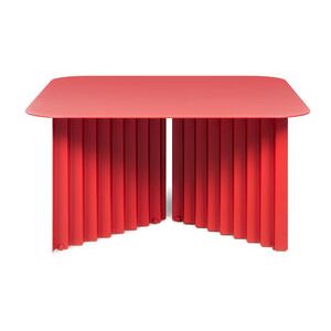 Plec Medium Coffee table - / Steel - 70 x 70 x H 35 cm by RS BARCELONA Red
