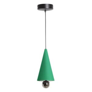 Cherry Small Pendant - / LED - Ø 16 x H 38 cm by Petite Friture Green