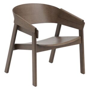 Cover Lounge Low armchair - / Wood by Muuto Natural wood