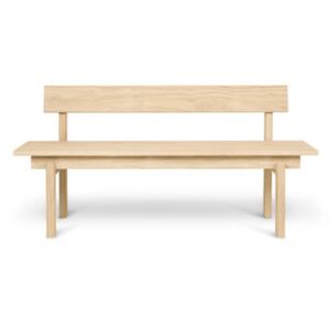 Peka OUTDOOR Bench with backrest - / L 150 cm - Accoya-treated pine by Ferm Living Natural wood
