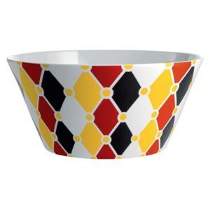 Circus Salad bowl - Bone China by Alessi Multicoloured