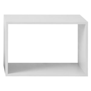 Stacked 2.0 Shelf - / Large rectangulaire 65x43 cm / Sans fond by Muuto Grey