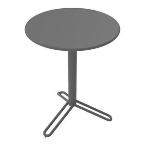 Huggy Bistro Round table - / Ø 60 cm - Aluminium by Maiori Black