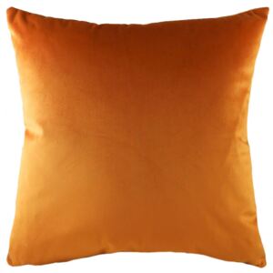 Opulent Velvet Cushion - Tangerine - 50x50cm