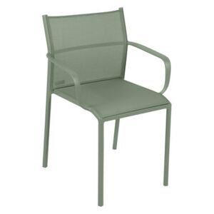 Cadiz Stackable armchair - / Stackable - Canvas by Fermob Green