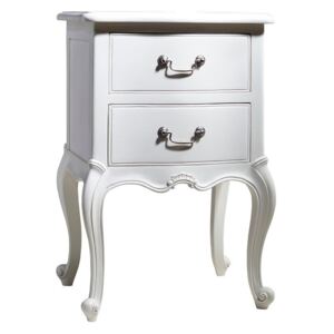 Opera Bedside Table in White
