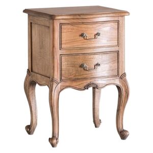 Opera Weathered Bedside Table in Wood