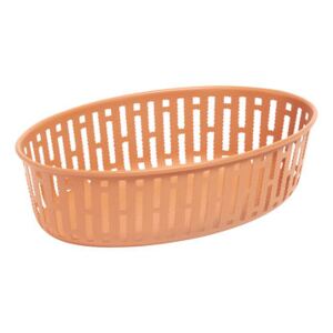 Panier Basket - / 25 x 16 cm - Steel by Hay Orange