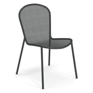 Ronda XS Chair - / L 51.5 cm - Metal by Emu Grey/Metal