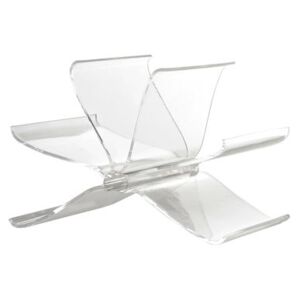 Front Page Magazine holder by Kartell Transparent