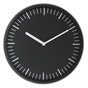 Day Wall clock - / Steel - Ø 28 cm by Normann Copenhagen Black