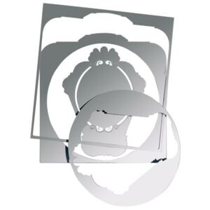 5 mirrors self-sticking mirror - Sticker by Domestic Mirror