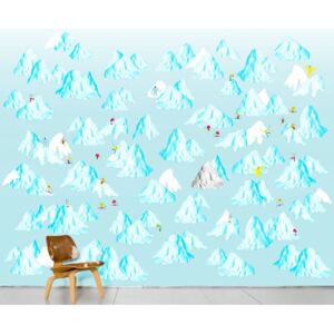 Schuss Panoramic Wallpaper by Domestic Blue