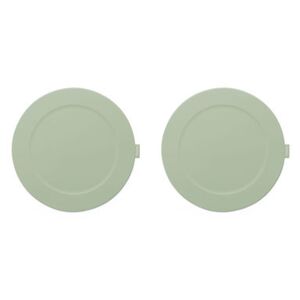 Place-we-met Placemat - / Set of 2 – Soft silicone by Fatboy Green